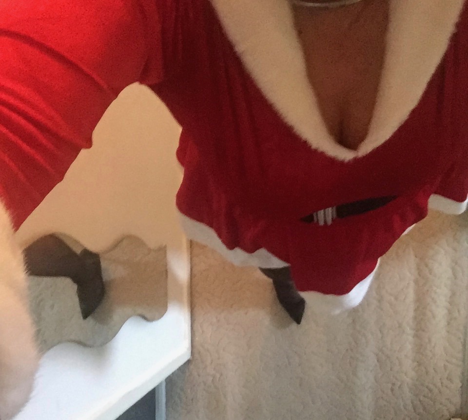 Dressed in my santa costume