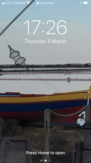 A screenshot from my phone of the salins de gruissan.